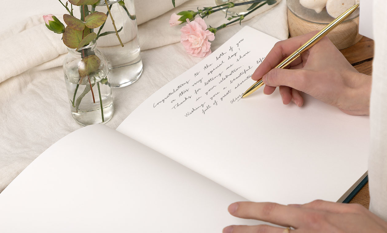 Inside your wedding guest book Inside your wedding guest book
