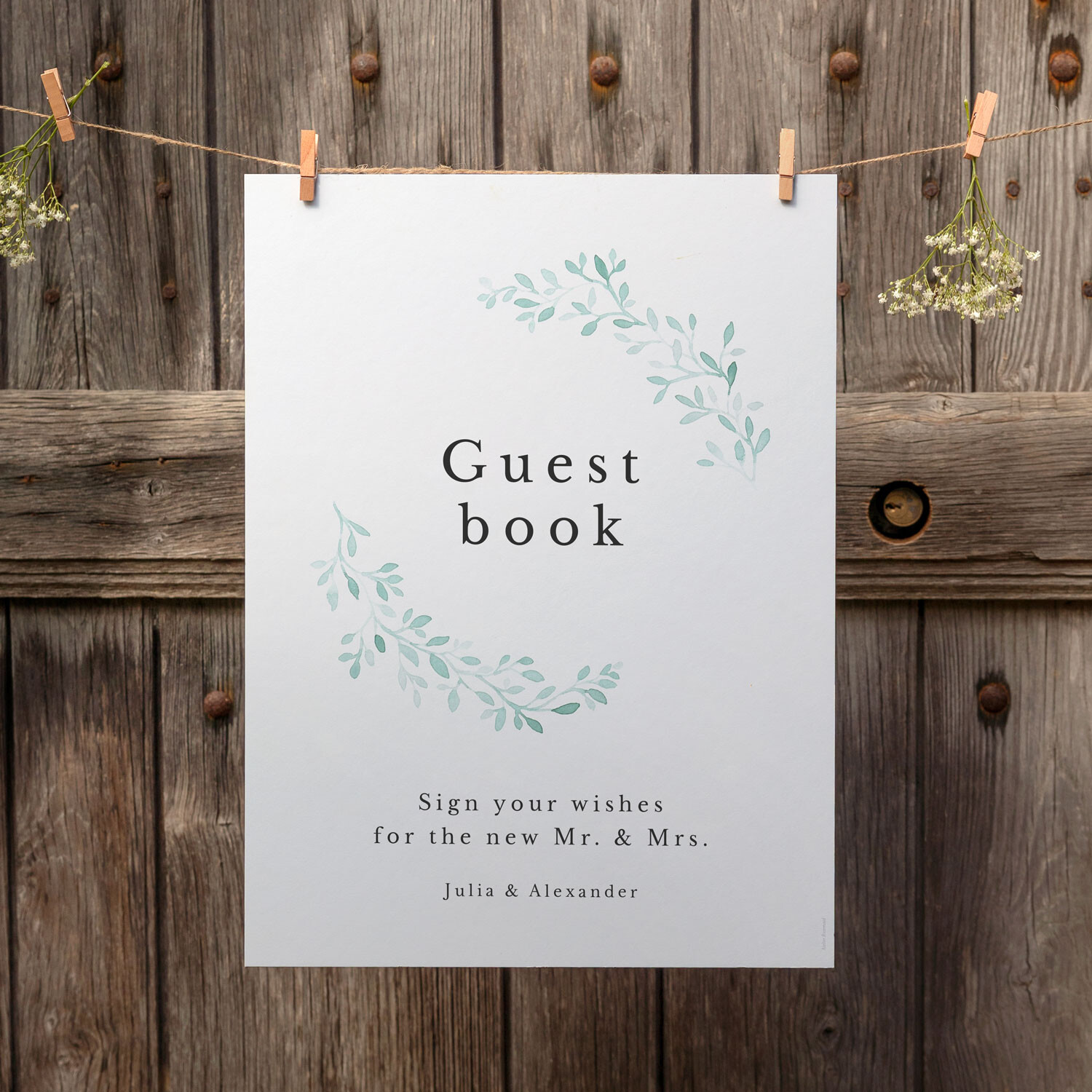 Wedding Guest Book Messages - Rosemood