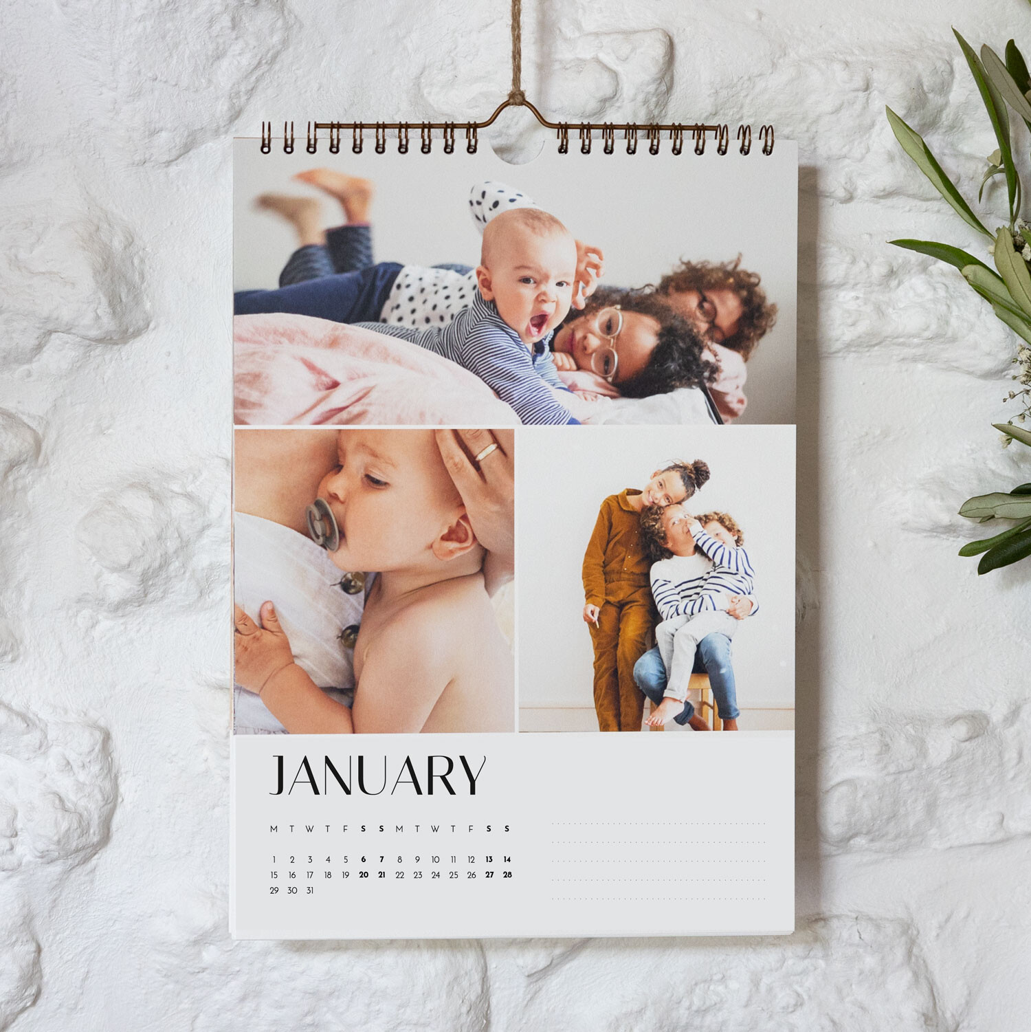 Personalised store photo calendars