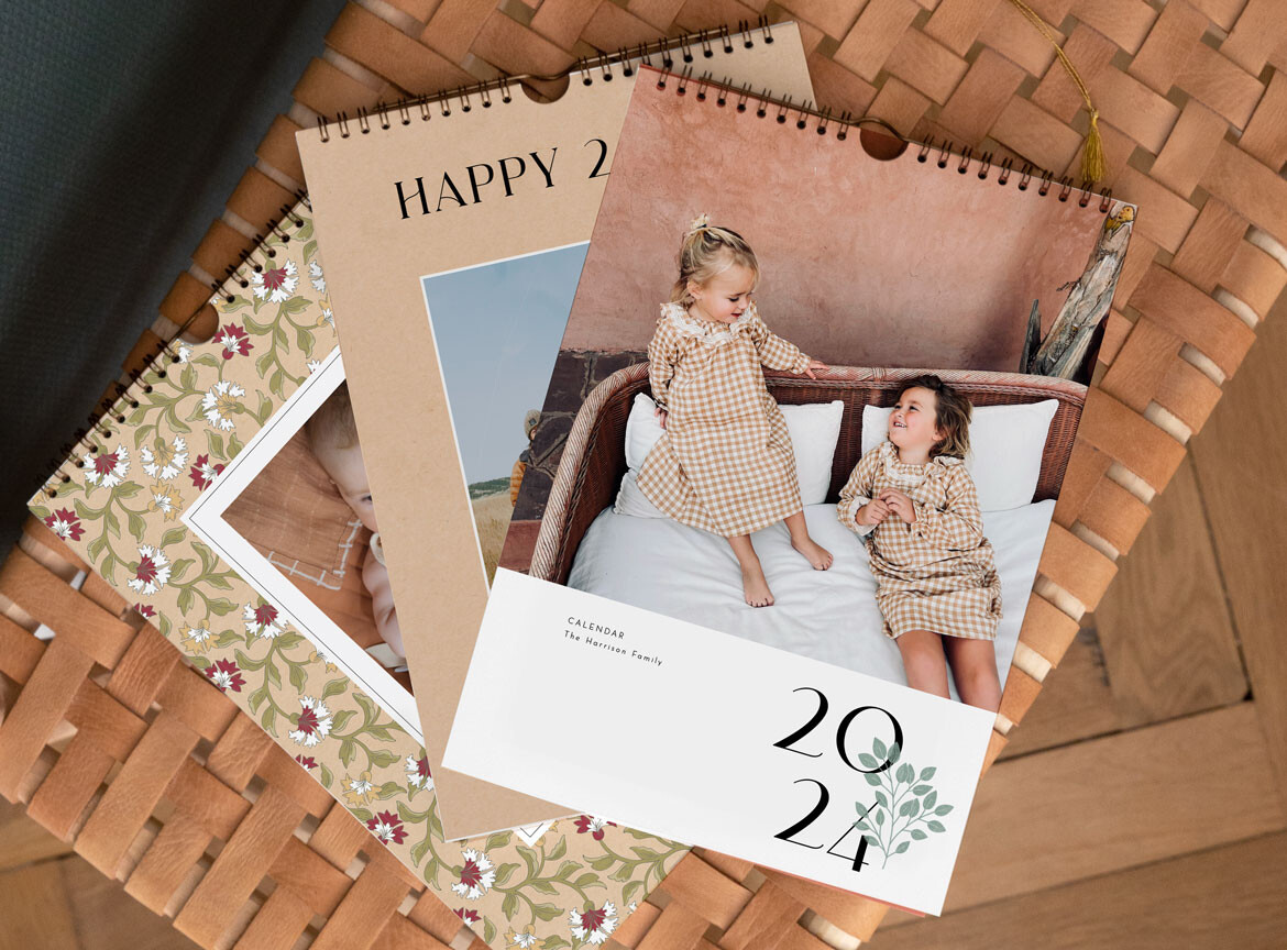 A4 Wall Calendar Large Photo Zones
