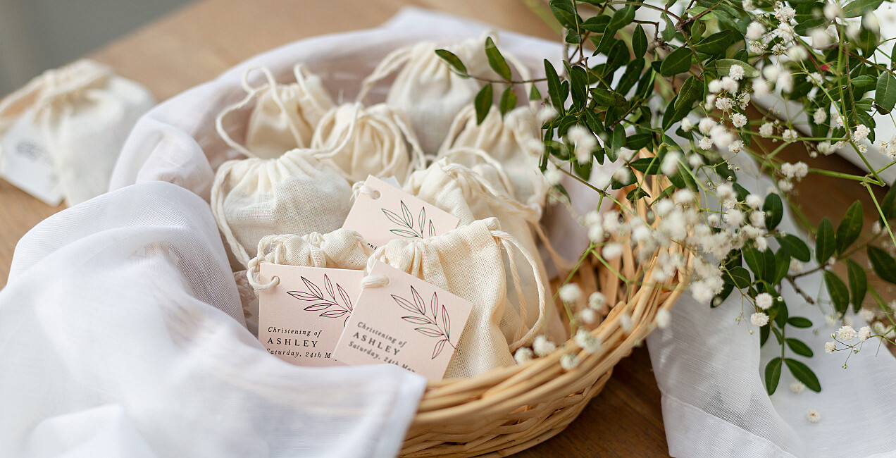 Christening Favour Bags