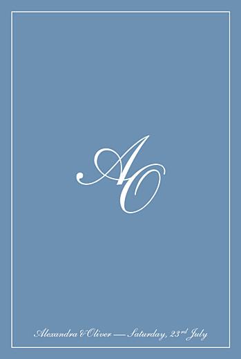 Wedding Invitations Chic border blue Wedding Invitations Chic border blue
