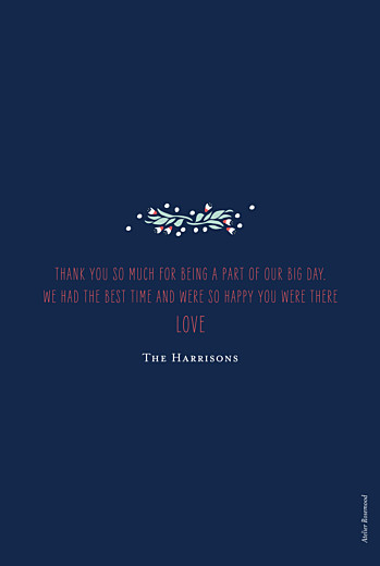 Wedding Thank You Cards Eden blue Wedding Thank You Cards Eden blue