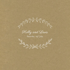 Wedding Invitations Poem (4 Pages) Kraft