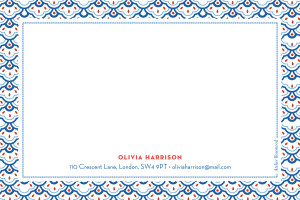 Notecards Fantasia blue Notecards Fantasia blue