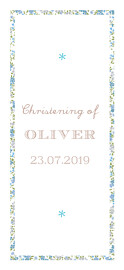 Christening Gift Tags Liberty Cross Blue