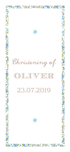 Christening Gift Tags Liberty cross blue Christening Gift Tags Liberty cross blue