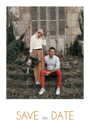 Save The Dates Rustic Promise White