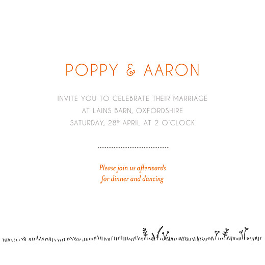Wedding Invitations Rustic promise (4 pages) white - Page 3 Wedding Invitations Rustic promise (4 pages) white - Page 3