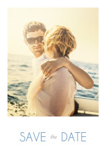 Save The Dates Beach Promise White