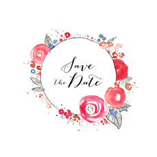 Save The Dates Romance White