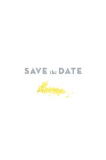 Save The Dates Mimosa Yellow
