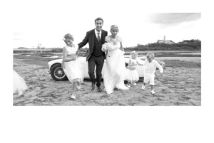 Wedding Thank You Cards Simple photo landscape (foil) white Wedding Thank You Cards Simple photo landscape (foil) white
