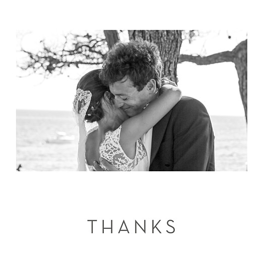 Wedding Thank You Cards Little foil heart white Wedding Thank You Cards Little foil heart white
