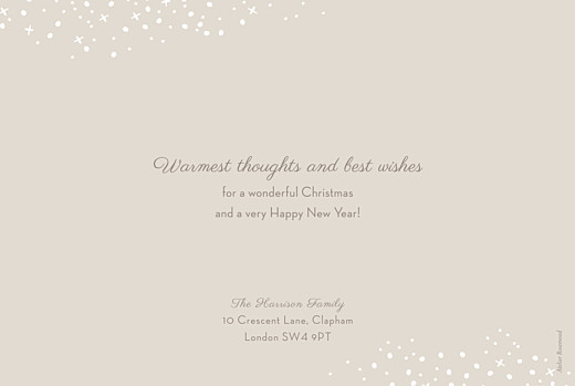 Christmas Cards Snow day (foil) beige - Page 2 Christmas Cards Snow day (foil) beige - Page 2