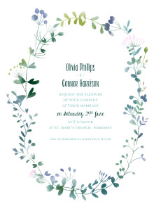 Wedding Invitations Watercolour meadow pink Wedding Invitations Watercolour meadow pink