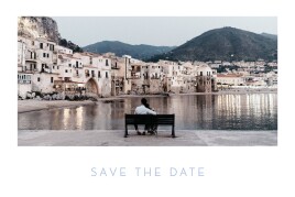 Save The Dates Simple 1 photo landscape white Save The Dates Simple 1 photo landscape white
