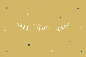 Notecards Little stars yellow Notecards Little stars yellow