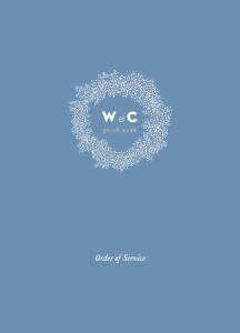 Wedding Order of Service Booklets Baby's Breath Blue