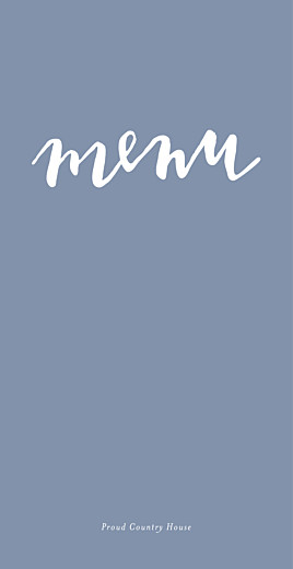Wedding Menus Love letters blue Wedding Menus Love letters blue