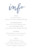 Guest Information Cards Love letters (small) blue - Page 1 Guest Information Cards Love letters (small) blue - Page 1