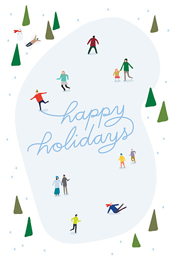 Christmas Cards 2022 Little Ice Dancers (4 Pages) Blue - Page 1 Christmas Cards 2022 Little Ice Dancers (4 Pages) Blue - Page 1