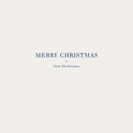 Christmas Cards Natural Chic (Foil) Blue