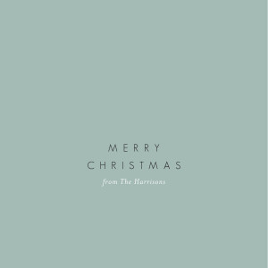 Christmas Cards 2022 Peace & Joy (Foil) Green