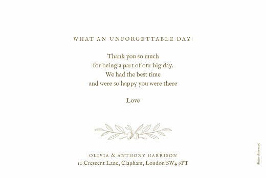 Wedding Thank You Cards Provence kraft - Page 2 Wedding Thank You Cards Provence kraft - Page 2