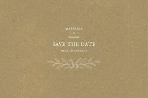 Save The Dates Provence kraft Save The Dates Provence kraft
