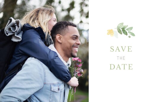 English Garden Save The Date Cards Rosemood