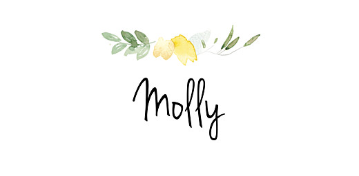 Place Cards English garden green Place Cards English garden green