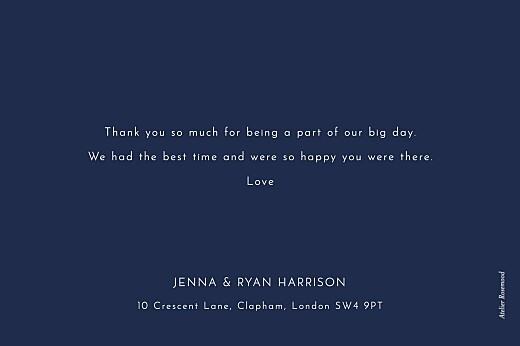 Wedding Thank You Cards Sparks fly (foil) navy blue - Page 2 Wedding Thank You Cards Sparks fly (foil) navy blue - Page 2