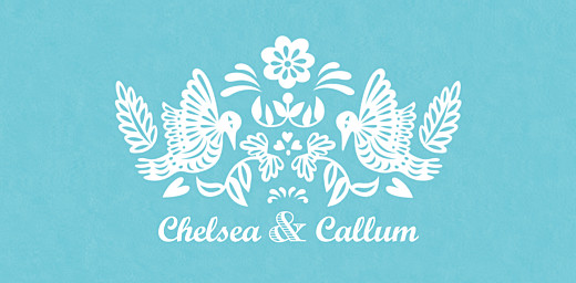 Wedding Place Cards Papel Picado Blue - Page 4 Wedding Place Cards Papel Picado Blue - Page 4