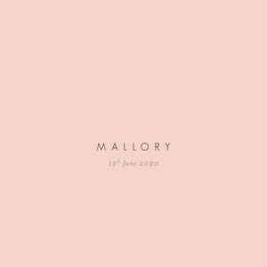 Baby Announcements Pretty pastel 4 pages (foil) pink Baby Announcements Pretty pastel 4 pages (foil) pink