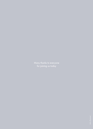Christening Order of Service Booklets Classic border grey Christening Order of Service Booklets Classic border grey