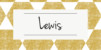 Christening Place Cards Lovely linen yellow - Page 1