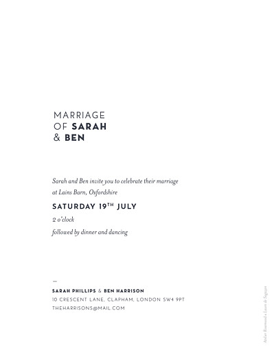 Wedding Invitations Laure de sagazan (foil) white Wedding Invitations Laure de sagazan (foil) white