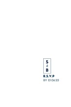 RSVP Cards Laure de Sagazan (Foil) White