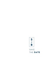 Save The Dates Laure de Sagazan (Foil) White