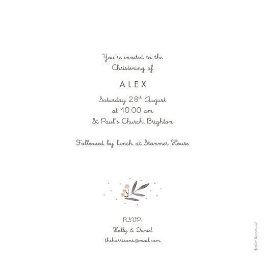 Christening Invitations Jubilation pink Christening Invitations Jubilation pink
