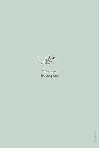 Christening Order of Service Booklets Jubilation green Christening Order of Service Booklets Jubilation green