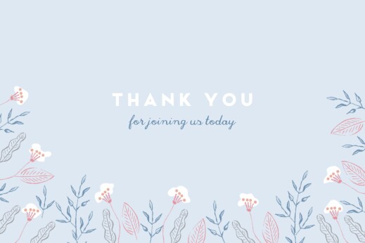 Baby Thank You Cards Rejoice blue Baby Thank You Cards Rejoice blue