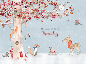 Posters Winter Storybook Blue