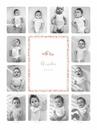 Posters Twelve Months Liberty Pink - Front Posters Twelve Months Liberty Pink - Front