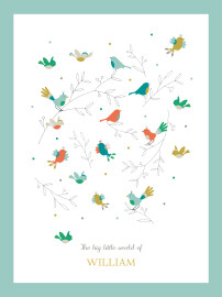 Posters Birds Of A Feather Blue