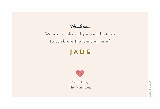 Baby Thank You Cards Charming chapel pink - Page 2 Baby Thank You Cards Charming chapel pink - Page 2