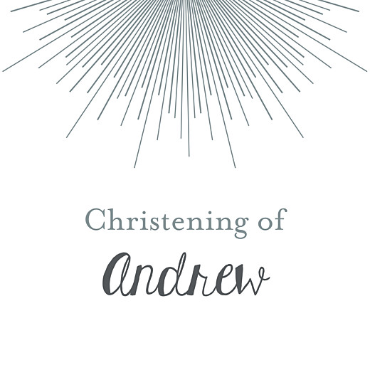 Christening Gift Tags Lumière white