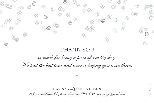 Wedding Thank You Cards Celebration (foil) inky - Page 2 Wedding Thank You Cards Celebration (foil) inky - Page 2