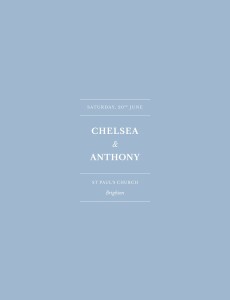 Wedding Invitations Reflections (foil) blue Wedding Invitations Reflections (foil) blue